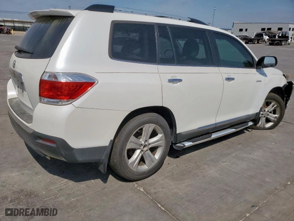 2013 Toyota Highlander Limited with VIN 5TDYK3EH2DS095659, listed as a Copart auction lot 52551495 with 127,073 mi miles and Salvage Title. Bid and sale history available at carsss.com. Image 3.