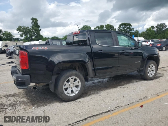 2019 Chevrolet Colorado 4WD LT with VIN 1GCGTCENXK1134524, listed as a Copart auction lot 60968805 with 118,049 mi miles and Salvage title. Bid and sale history available at DreamBid. Image 3.