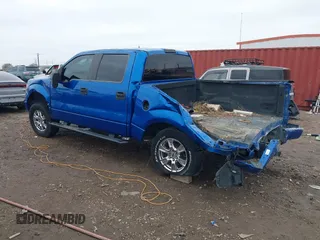 2014 Ford F-150 XL with VIN 1FTFW1CF0EKF73913, listed as a IAAI auction lot 41022140 with 207,342 mi miles. Bid and sale history available at carsss.com. Image 3.