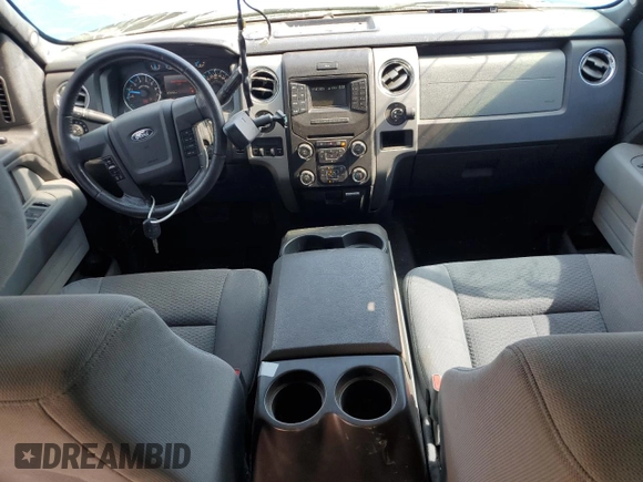 2013 Ford F-150 XL with VIN 1FTFW1EF8DFC59091, listed as a Copart auction lot 61582485 with 107,640 mi miles and Salvage title. Bid and sale history available at DreamBid. Image 8.