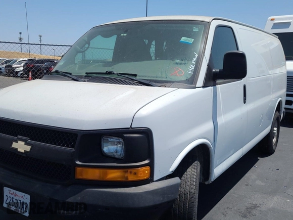 2013 Chevrolet Express Cargo with VIN 1GCWGFCA3D1147507, listed as a IAAI auction lot 42821437 with 234,091 mi miles and . Bid and sale history available at DreamBid. Image 12.