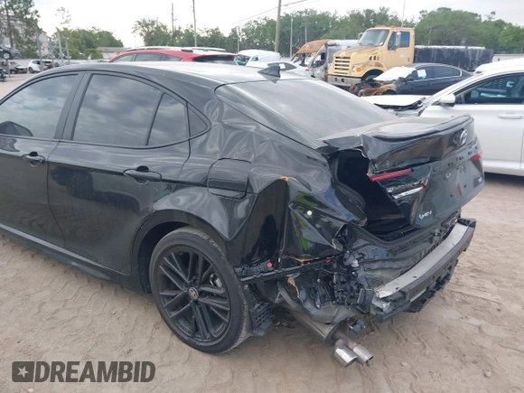 2025 Toyota Camry LE with VIN 4T1DAACK1SU007211, listed as a IAAI auction lot 41969139 with 25,770 mi miles and . Bid and sale history available at DreamBid. Image 6.