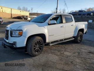 2021 GMC Canyon 4WD Elevation with VIN 1GTG6CEN5M1183804, listed as a Copart auction lot 81024784 with 0 mi miles and Salvage Title. Bid and sale history available at carsss.com. Image 1.