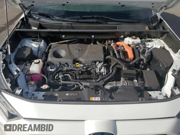 2021 Toyota RAV4 Hybrid XSE with VIN JTME6RFV9MJ011736, listed as a Copart auction lot 42835495 with 49,055 mi miles and Salvage title. Bid and sale history available at DreamBid. Image 12.