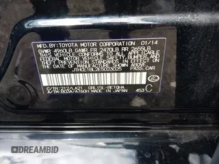 2014 Lexus GS 350 with VIN JTHCE1BL2E5023025, listed as a IAAI auction lot 41995313 with 125,259 mi miles and . Bid and sale history available at DreamBid. Image 9.