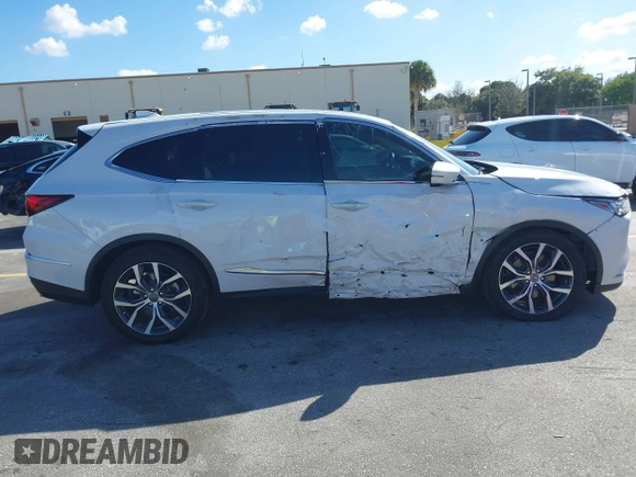 2023 Acura MDX w/Technology Package with VIN 5J8YD9H49PL005534, listed as a IAAI auction lot 41597347 with 14,950 mi miles. Bid and sale history available at carsss.com. Image 13.
