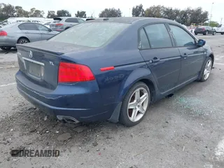 2004 Acura TL with VIN 19UUA662X4A009154, listed as a IAAI auction lot 42043934 with 215,830 mi miles. Bid and sale history available at carsss.com. Image 4.
