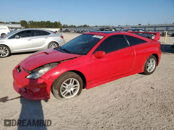 2003 Toyota Celica GT with VIN JTDDR32T430146700, listed as a Copart auction lot 77332194 with 141,164 mi miles and Salvage Title. Bid and sale history available at carsss.com. Image 1.