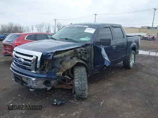 2013 Ford F-150 XL with VIN 1FTFW1ET3DFD31952, listed as a IAAI auction lot 41940875 with 152,723 mi miles. Bid and sale history available at carsss.com. Image 2.