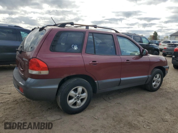 2005 Hyundai Santa Fe GLS with VIN KM8SC13DX5U865459, listed as a Copart auction lot 74367634 with 158,650 mi miles and Clean Title. Bid and sale history available at carsss.com. Image 3.