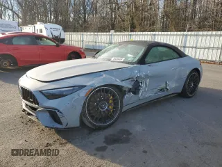 2022 Mercedes-Benz SL 63 AMG z VIN W1KVK8BB5NF001118, wystawiony jako Copart lot #86334484 z przebiegiem Nie podano mil oraz Szkoda całkowita • Salvage title. Historia ofert i sprzedaży dostępna na DreamBid. Obrazek 1.