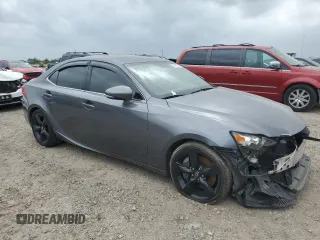 2015 Lexus IS 350 with VIN JTHBE1D26F5021652, listed as a Copart auction lot 51479435 with 76,729 mi miles and Salvage title. Bid and sale history available at DreamBid. Image 4.