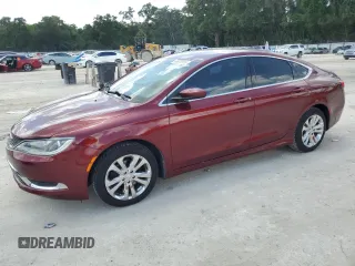 2015 Chrysler 200 Limited with VIN 1C3CCCAB3FN692132, listed as a Copart auction lot 60679665 with 119,649 mi miles and Salvage title. Bid and sale history available at DreamBid. Image 1.