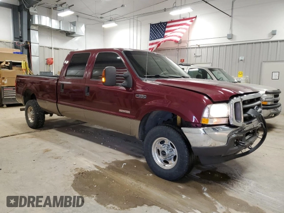 2004 Ford F-350 XL with VIN 1FTSW31PX4ED03879, listed as a Copart auction lot 56050665 with 175,553 mi miles and Clean title. Bid and sale history available at DreamBid. Image 4.