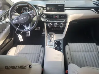 2023 Genesis G70 2.0T with VIN KMTG34TA5PU115666, listed as a Copart auction lot 78907334 with 19,747 mi miles and Salvage Title. Bid and sale history available at DreamBid. Image 8.