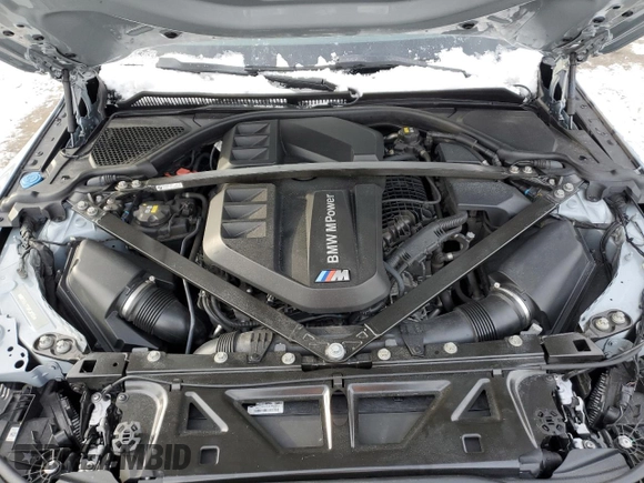2021 BMW M3 with VIN WBS53AY01MFL20155, listed as a Copart auction lot 88773105 with 48,612 mi miles and Salvage Title. Bid and sale history available at carsss.com. Image 13.