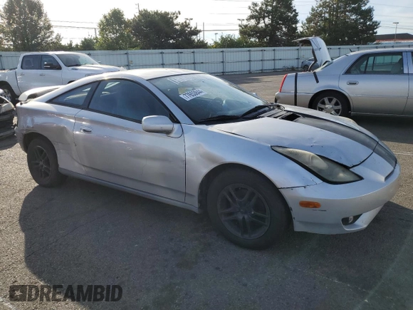2003 Toyota Celica GT with VIN JTDDR32T130160859, listed as a Copart auction lot 77653844 with 0 mi miles and Salvage Title. Bid and sale history available at carsss.com. Image 4.