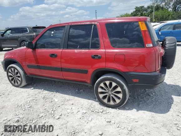 2001 Honda CR-V LX with VIN JHLRD28401S007277, listed as a Copart auction lot 53433015 with 217,167 mi miles and Non Repairable. Bid and sale history available at carsss.com. Image 2.