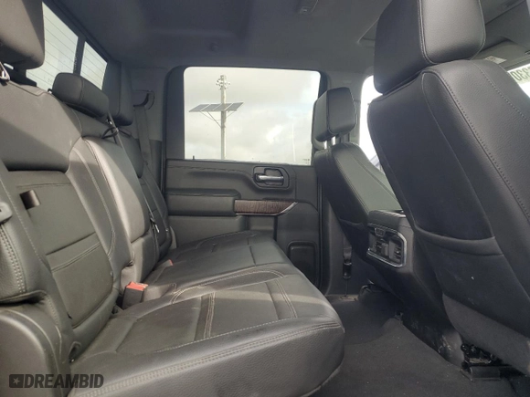 2023 GMC Sierra 2500HD Denali with VIN 1GT49REY5PF261321, listed as a Copart auction lot 46330735 with 47,782 mi miles and Salvage Title. Bid and sale history available at carsss.com. Image 10.