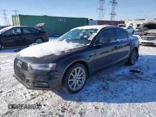 2014 Audi A4 Premium Plus with VIN WAUFFAFL1EA065874, listed as a Copart auction lot 87691285 with 62,172 mi miles and Salvage Title. Bid and sale history available at carsss.com. Image 1.