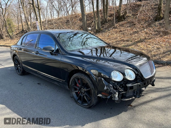 2007 Bentley Flying Spur with VIN SCBBR93W378043023, listed as a Copart auction lot 49869505 with 170,079 mi miles and Salvage Title. Bid and sale history available at DreamBid. Image 1.