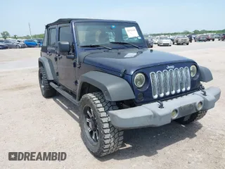 2013 Jeep Wrangler Unlimited Sport with VIN 1C4BJWDGXDL564226, listed as a IAAI auction lot 42042448 with 99,939 mi miles. Bid and sale history available at carsss.com. Image 1.