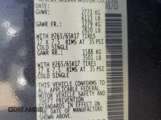 2012 Nissan Pathfinder Silver Edition z VIN 5N1AR1NB7CC613029, wystawiony jako Copart lot #82869154 z przebiegiem 98 129 mil mil oraz Szkoda całkowita • Salvage title. Historia ofert i sprzedaży dostępna na DreamBid. Obrazek 13.