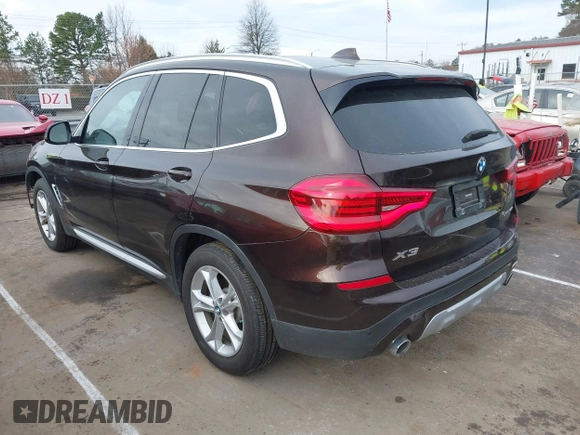 2020 BMW X3 xDrive30i z VIN 5UXTY5C0XL9D58724, wystawiony jako IAAI lot #41717962 z przebiegiem 38 089 mil mil oraz . Historia ofert i sprzedaży dostępna na DreamBid. Obrazek 3.