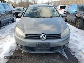 2012 Volkswagen Golf TDI with VIN WVWNM7AJ5CW332205, listed as a Copart auction lot 44744695 with 109,381 mi miles and Salvage title. Bid and sale history available at DreamBid. Image 5.
