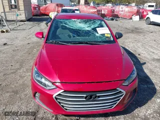 2017 Hyundai Elantra SE with VIN KMHD74LF9HU367547, listed as a IAAI auction lot 41595195 with 125,498 mi miles. Bid and sale history available at carsss.com. Image 6.