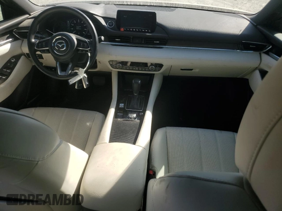 2021 Mazda 6 Signature with VIN JM1GL1XY0M1617051, listed as a Copart auction lot 76715774 with 43,925 mi miles and Salvage Title. Bid and sale history available at DreamBid. Image 8.
