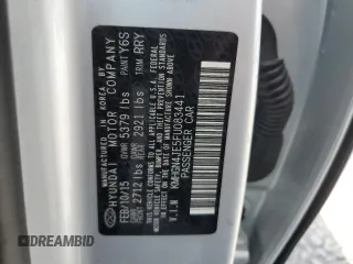 2015 Hyundai Genesis 3.8L with VIN KMHGN4JE5FU083441, listed as a Copart auction lot 66576284 with 149,935 mi miles and Salvage Title. Bid and sale history available at carsss.com. Image 14.
