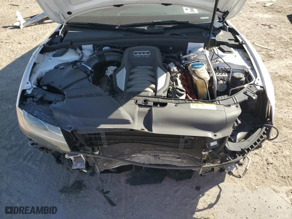 2011 Audi S5 Prestige with VIN WAUVVAFR6BA024641, listed as a Copart auction lot 81576574 with 74,546 mi miles and Salvage Title. Bid and sale history available at carsss.com. Image 11.