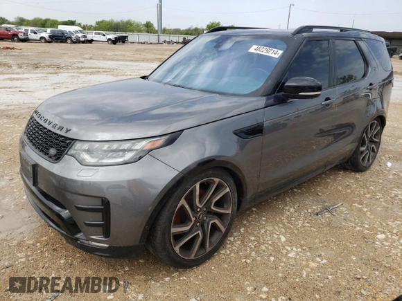 2017 Land Rover Discovery HSE Luxury with VIN SALRHBBV8HA020533, listed as a Copart auction lot 48229214 with 78,204 mi miles. Bid and sale history available at carsss.com. Image 1.