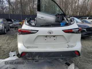 2020 Toyota Highlander LE with VIN 5TDBZRBH0LS507455, listed as a Copart auction lot 48161015 with Not provided miles and Non repairable. Bid and sale history available at DreamBid. Image 6.
