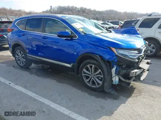 2021 Honda CR-V Touring with VIN 7FARW2H97ME014445, listed as a IAAI auction lot 41043476 with 75,879 mi miles. Bid and sale history available at carsss.com. Image 1.