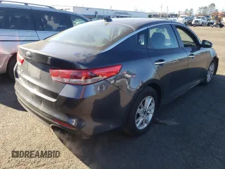 2017 Kia Optima LX with VIN 5XXGT4L35HG178001, listed as a Copart auction lot 50804015 with 190,803 mi miles and Salvage Title. Bid and sale history available at carsss.com. Image 3.