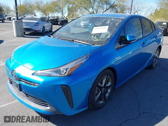 2019 Toyota Prius L Eco z VIN JTDKARFU2K3075756, wystawiony jako IAAI lot #41459946 z przebiegiem 75 382 mil mil oraz . Historia ofert i sprzedaży dostępna na DreamBid. Obrazek 2.
