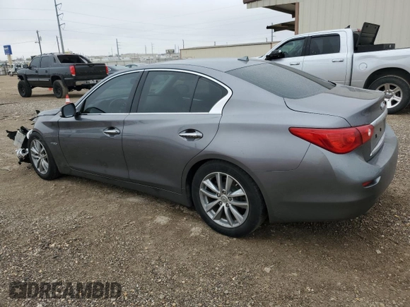 2014 Infiniti Q50 Hybrid Sport with VIN JN1AV7AP9EM691347, listed as a Copart auction lot 84861304 with Not Provided miles and Salvage Title. Bid and sale history available at carsss.com. Image 2.