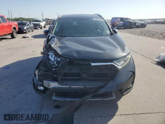 2017 Honda CR-V Touring with VIN 7FARW1H98HE022568, listed as a Copart auction lot 52231985 with 84,774 mi miles and Salvage Title. Bid and sale history available at carsss.com. Image 5.