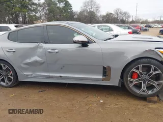 2018 Kia Stinger GT2 with VIN KNAE55LC7J6017223, listed as a IAAI auction lot 41356220 with 102,874 mi miles. Bid and sale history available at carsss.com. Image 17.