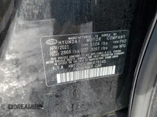 2021 Genesis G80 2.5T z VIN KMTGB4SC8MU078145, wystawiony jako Copart lot #47362105 z przebiegiem 45 642 mil mil oraz Szkoda całkowita • Salvage title. Historia ofert i sprzedaży dostępna na DreamBid. Obrazek 14.