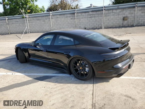 2022 Porsche Taycan GTS with VIN WP0AD2Y10NSA59551, listed as a Copart auction lot 36894013 with 5,593 mi miles and . Bid and sale history available at DreamBid. Image 2.