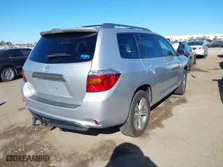 2009 Toyota Highlander Sport with VIN JTEES43A192136906, listed as a IAAI auction lot 41293774 with 195,321 mi miles. Bid and sale history available at carsss.com. Image 4.