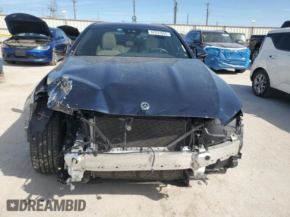 2023 Mercedes-Benz E 350 with VIN W1KZF8EB8PB111186, listed as a Copart auction lot 47231655 with 22,537 mi miles and Salvage Title. Bid and sale history available at DreamBid. Image 5.