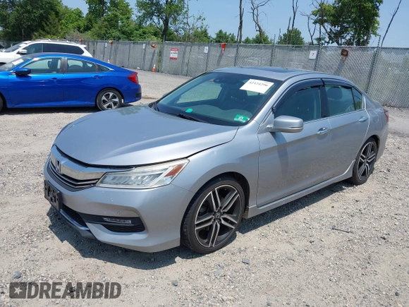 2017 Honda Accord Touring z VIN 1HGCR3F96HA001865, wystawiony jako IAAI lot #42424296 z przebiegiem 170 567 mil mil oraz . Historia ofert i sprzedaży dostępna na DreamBid. Obrazek 6.