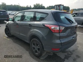 2018 Ford Escape S with VIN 1FMCU0F7XJUB19508, listed as a Copart auction lot 59222395 with Not provided miles and Salvage title. Bid and sale history available at DreamBid. Image 2.