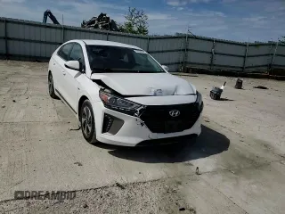 2017 Hyundai Ioniq SEL with VIN KMHC75LC3HU048958, listed as a Copart auction lot 57293145 with 92,545 mi miles and Salvage title. Bid and sale history available at DreamBid. Image 13.
