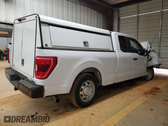 2022 Ford F-150 XL with VIN 1FTEX1CP5NKF07259, listed as a Copart auction lot 42262795 with Not provided miles and Clean title. Bid and sale history available at DreamBid. Image 3.