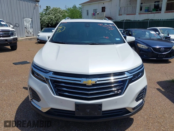 2022 Chevrolet Equinox Premier с VIN 3GNAXNEV2NS203982, выставлен на аукционе IAAI как лот 41937551 с пробегом 41 134 миль миль и . История ставок и продаж доступна на DreamBid. Изображение 6.